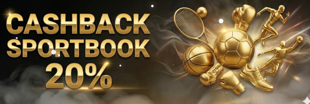 CASHBACK SPORTBOOK 20%